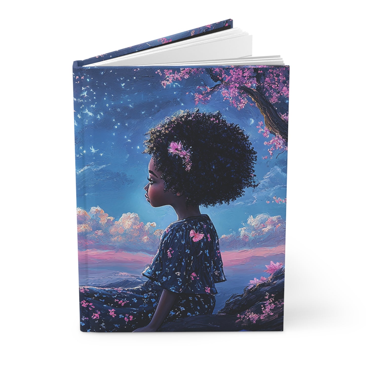 Under a Blue Moon - Standard Hardcover Journal Under a Blue Moon - Standard Hardcover Journal Wishstoria