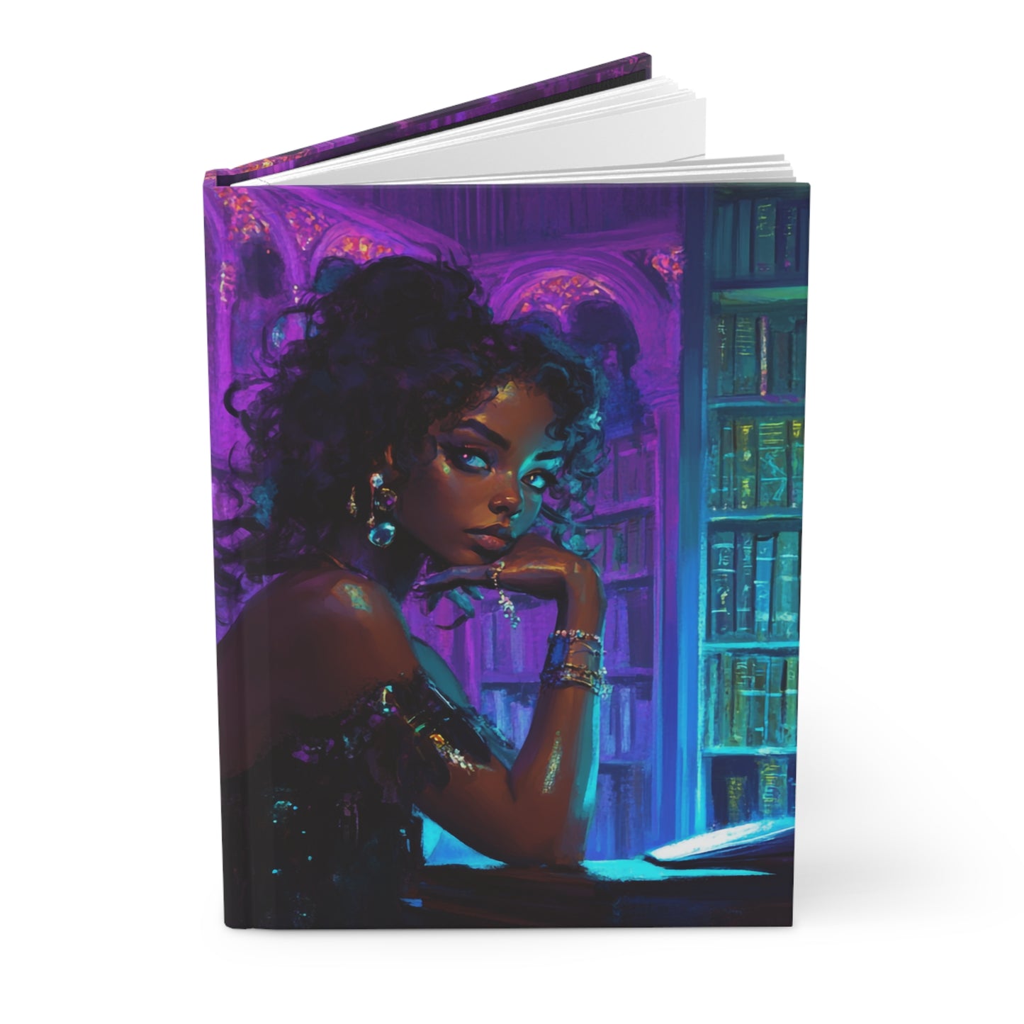 Enchanted Library - Standard Hardcover Journal Enchanted Library - Standard Hardcover Journal Wishstoria