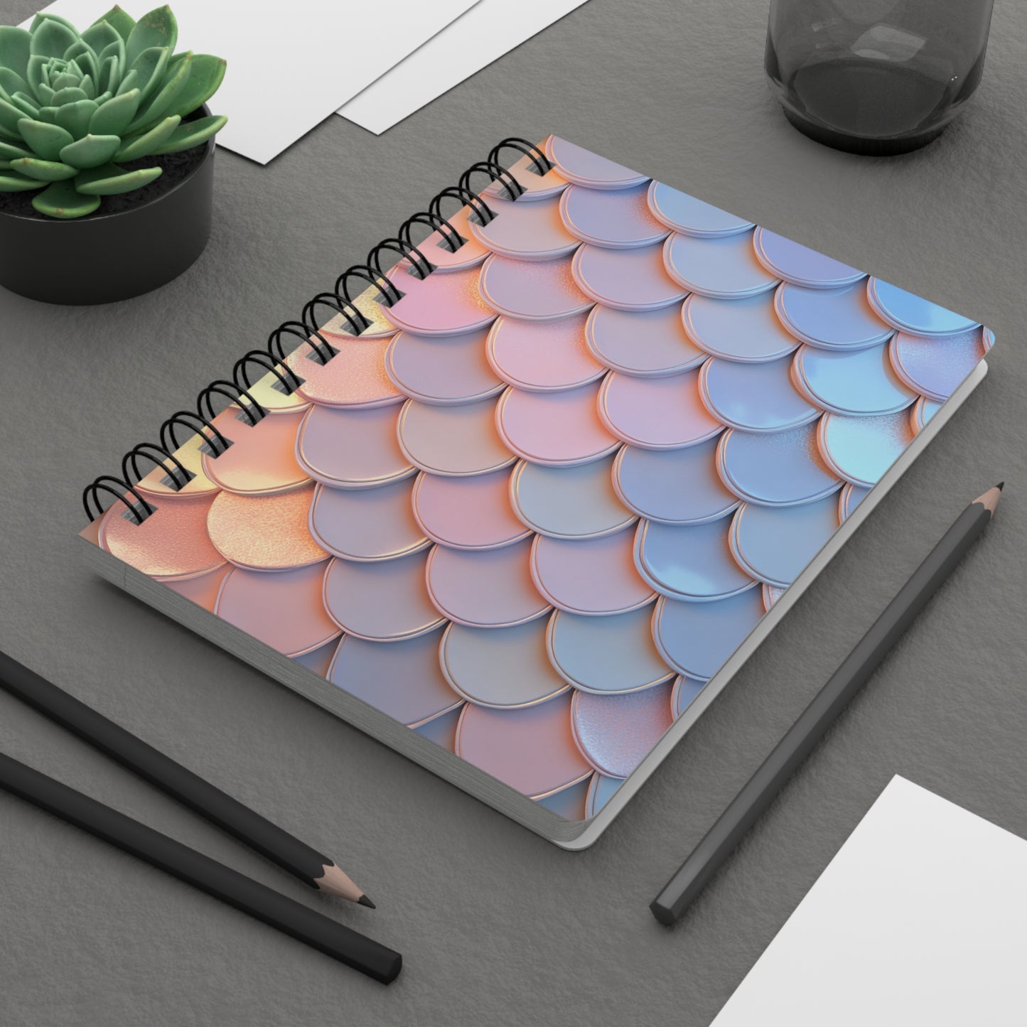 Spiral Bound Journal - Mermaid's tail Spiral Bound Journal - Mermaid's tail Wishstoria