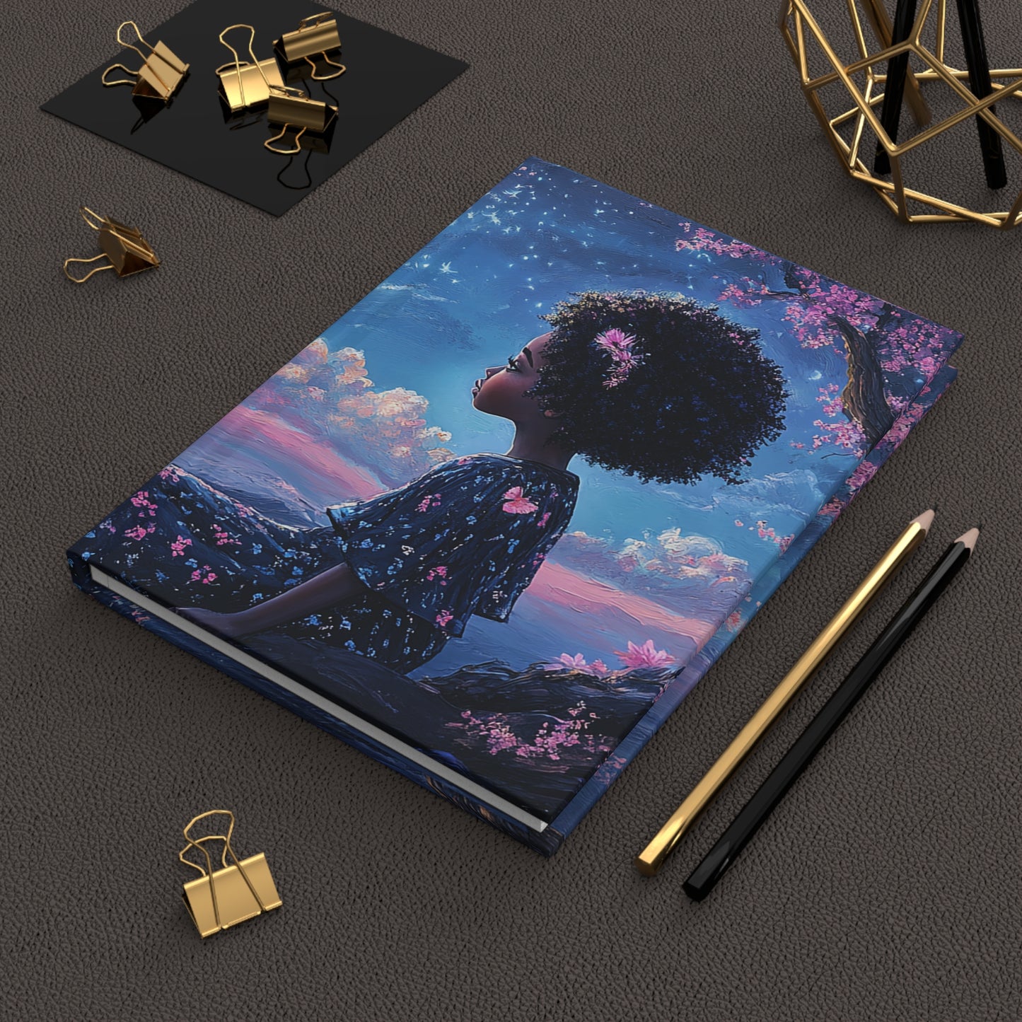 Under a Blue Moon - Standard Hardcover Journal Under a Blue Moon - Standard Hardcover Journal Wishstoria