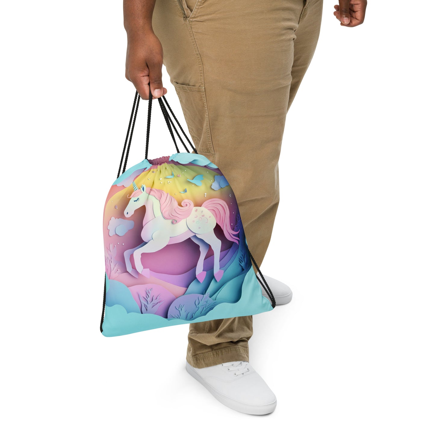 Magical Unicorn Drawstring bag Magical Unicorn Drawstring bag Wishstoria