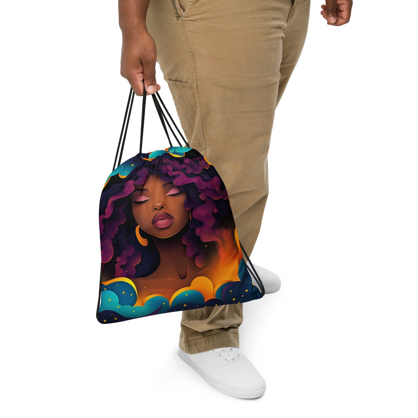 Celestial Fantasy Art Drawstring Bag 023 Celestial Fantasy Art Drawstring Bag 023 Wishstoria