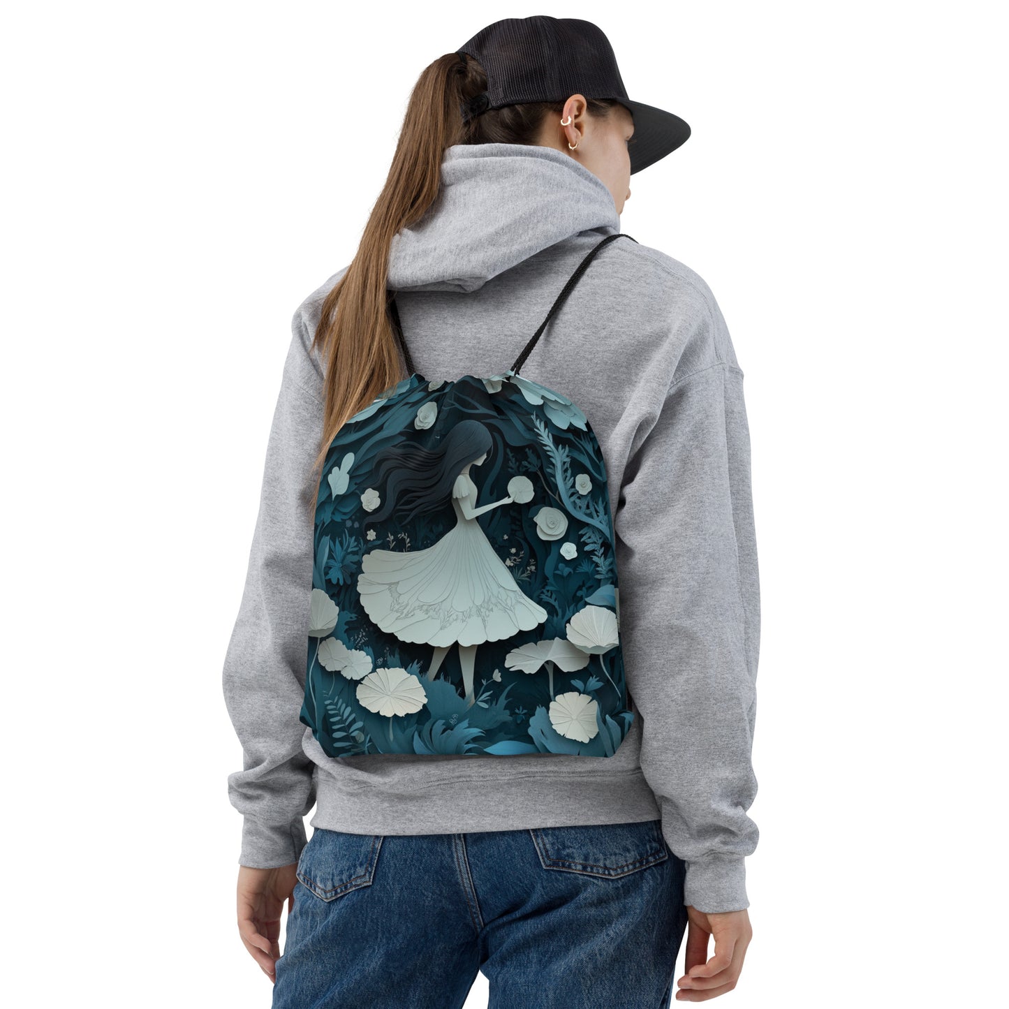 Dark Forest Drawstring bag 002 Dark Forest Drawstring bag 002 Wishstoria