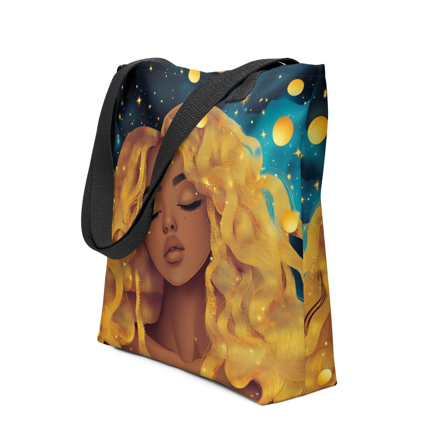 Yellow Celestial Goddess - Tote Bag Yellow Celestial Goddess - Tote Bag Wishstoria