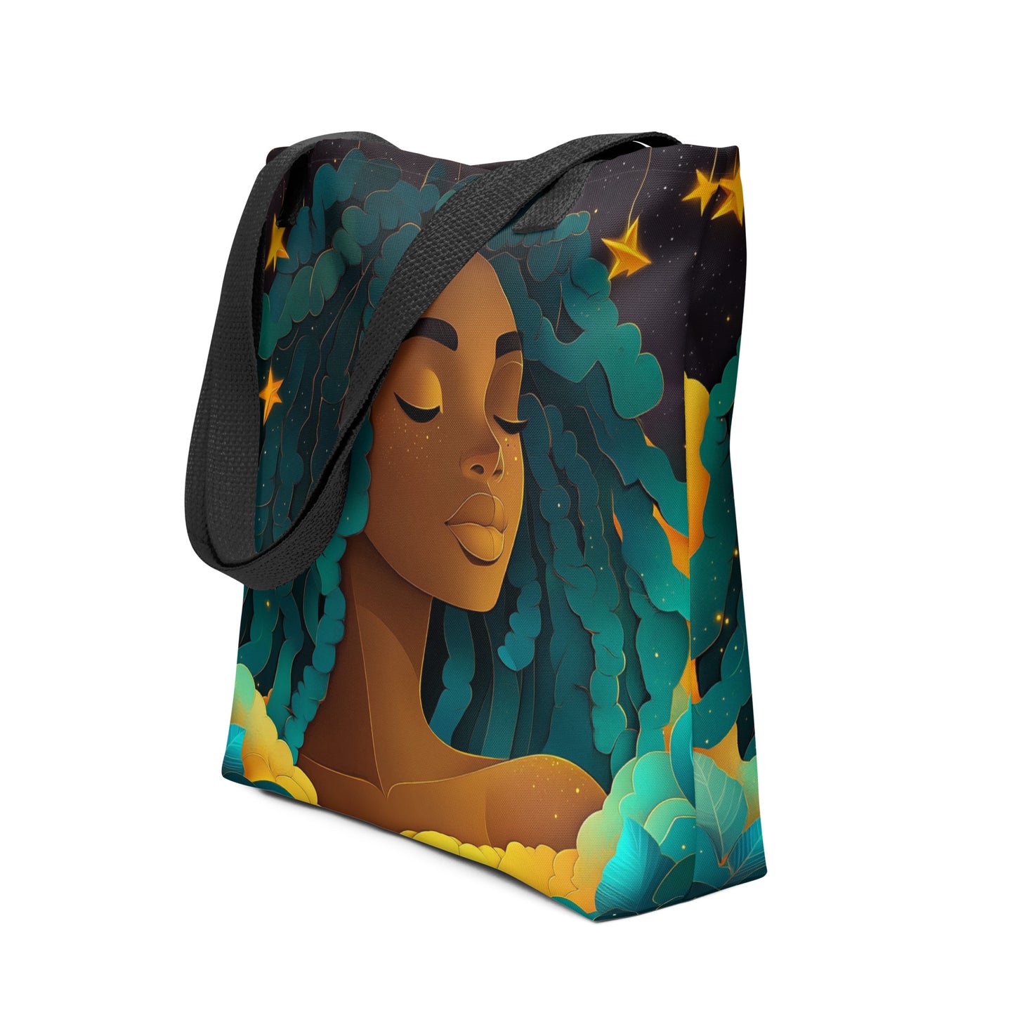 Turquoise Celestial Goddess - Tote Bag Turquoise Celestial Goddess - Tote Bag Wishstoria