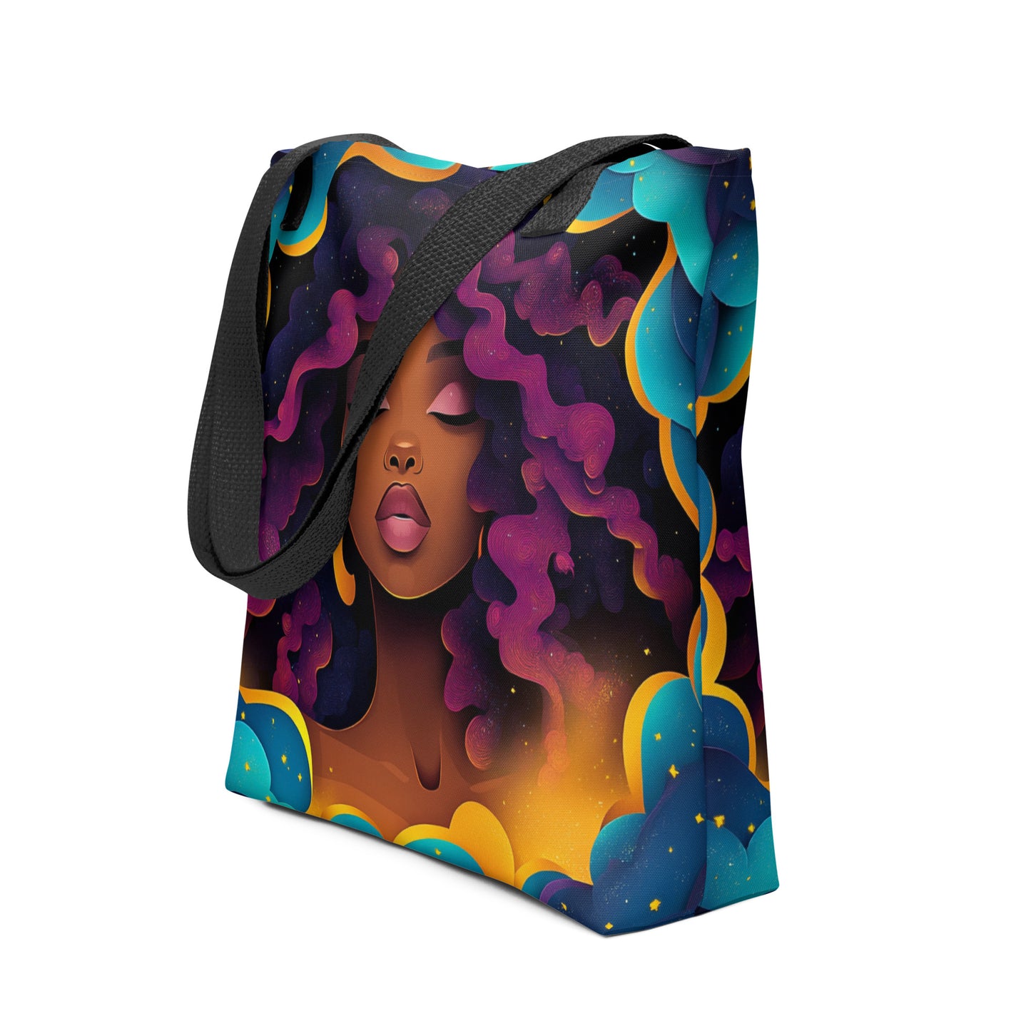 Magenta Celestial Goddess - Tote Bag Magenta Celestial Goddess - Tote Bag Wishstoria