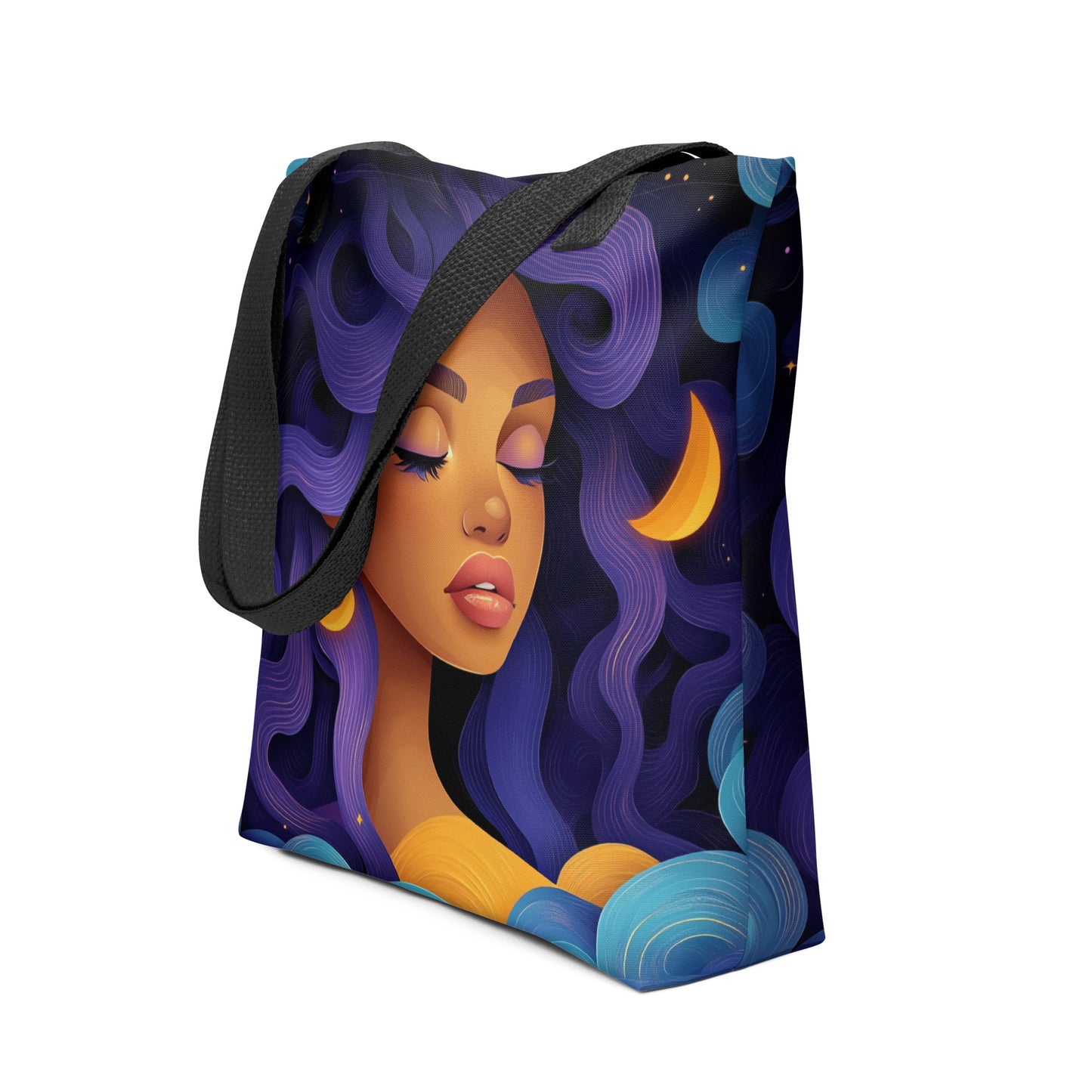 Violet Celestial Goddess - Tote Bag Violet Celestial Goddess - Tote Bag Wishstoria
