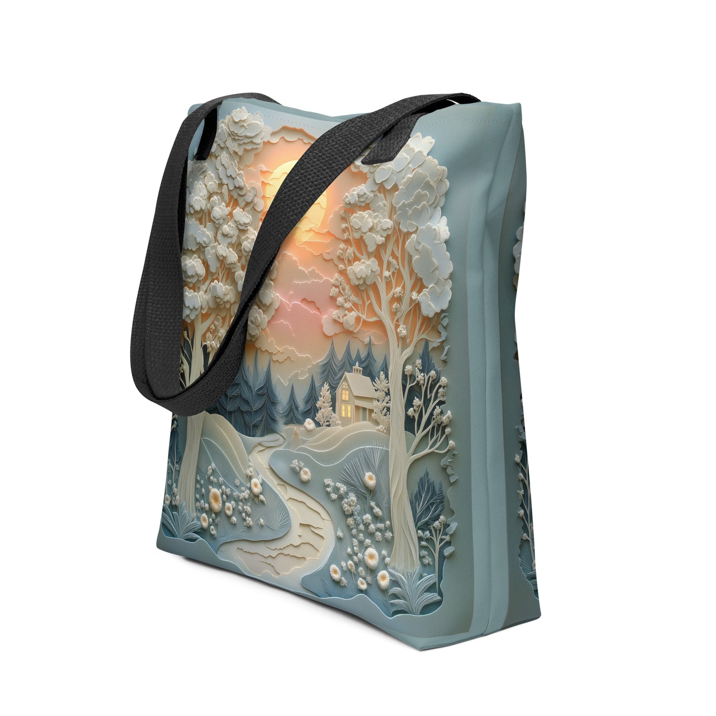 Glowing Landscape - Tote Bag Glowing Landscape - Tote Bag Wishstoria