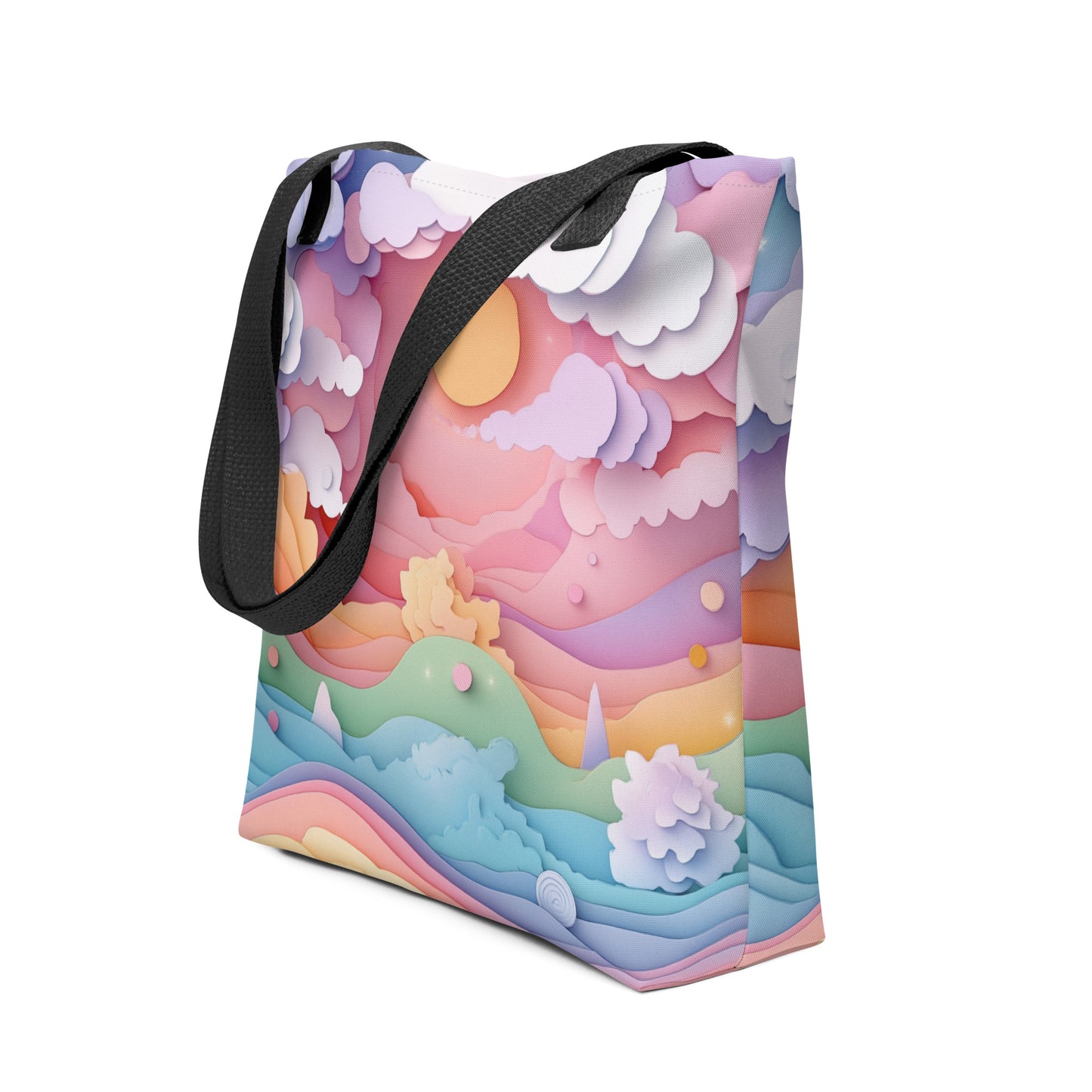 Paper Sunrise - Tote Bag Paper Sunrise - Tote Bag Wishstoria