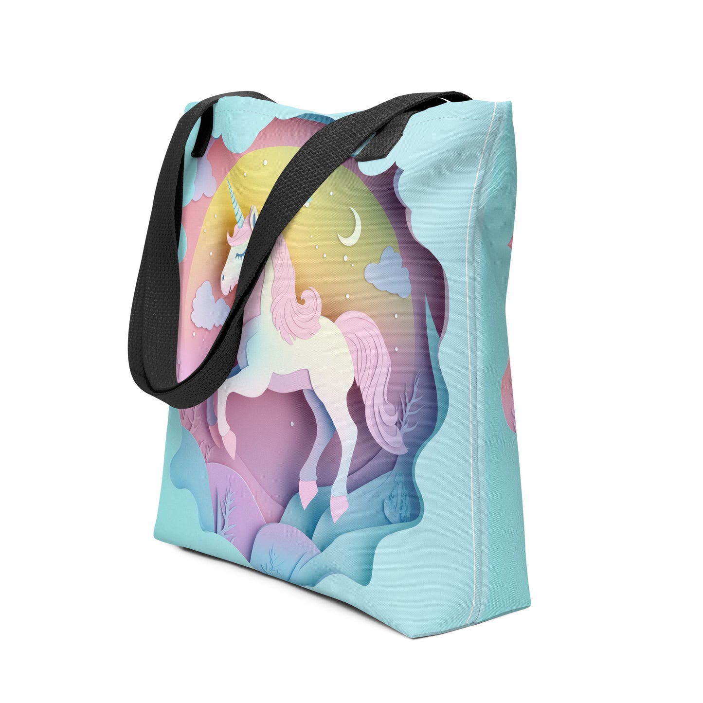 Tote Bag - Whimsical Unicorn Tote Bag - Whimsical Unicorn Wishstoria