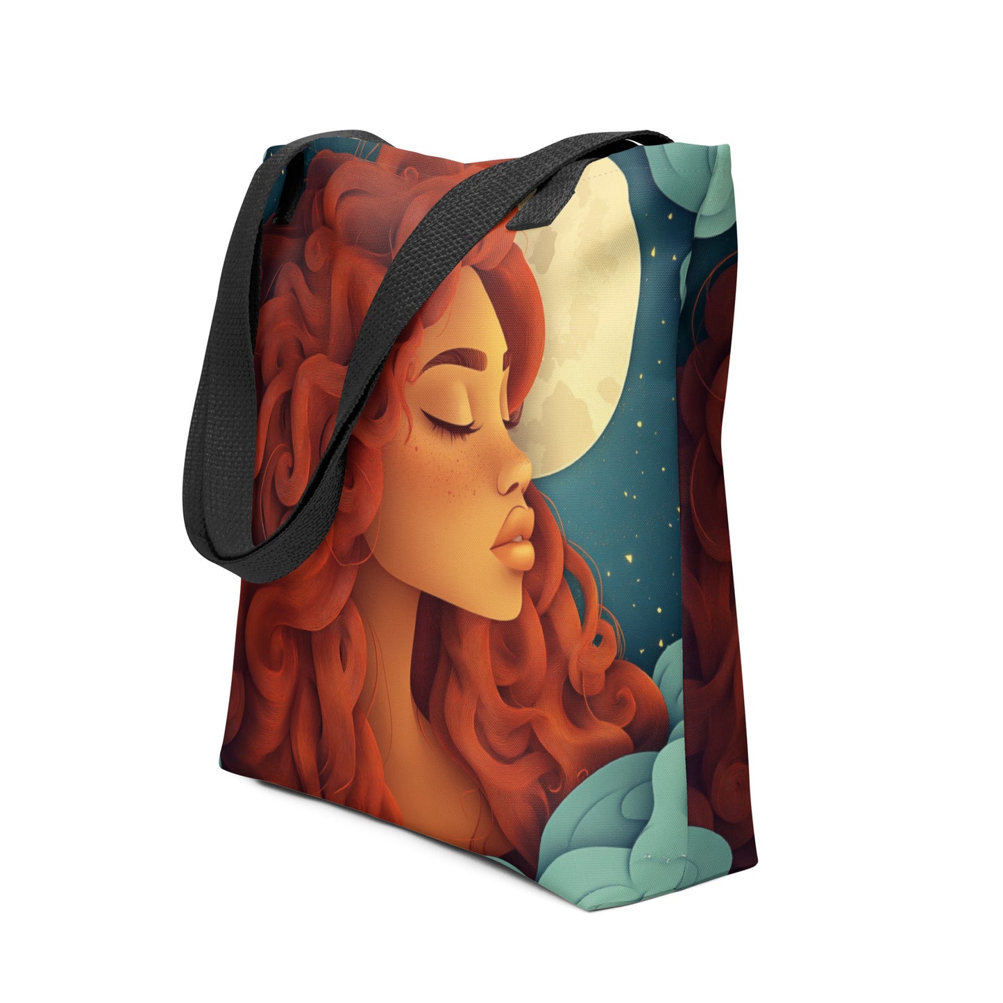 Tote Bag - Celestial Goddess (red) Tote Bag - Celestial Goddess (red) Wishstoria