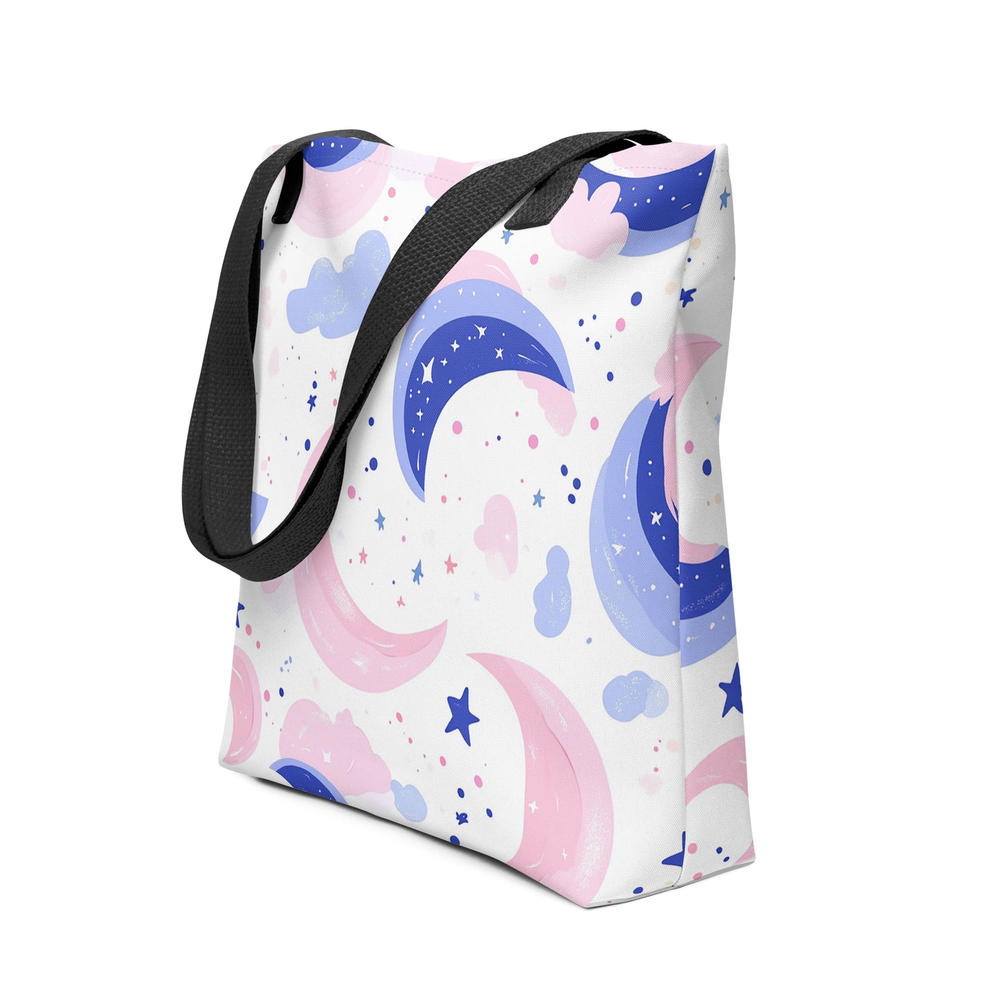 Moons and Stars Doodles - Tote Bag Moons and Stars Doodles - Tote Bag Wishstoria