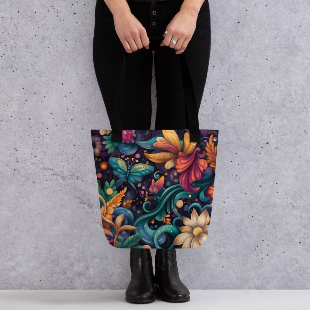 Enchanted Flora - Tote Bag Enchanted Flora - Tote Bag Wishstoria