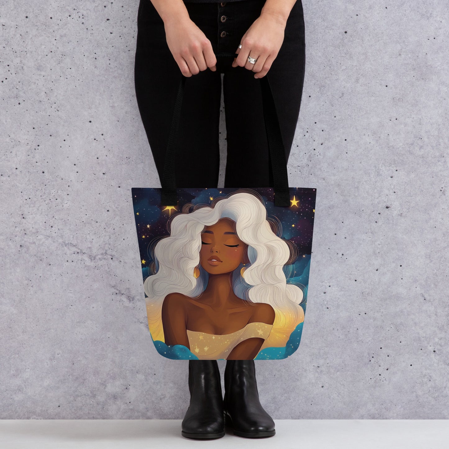 White Celestial Goddess - Tote Bag White Celestial Goddess - Tote Bag Wishstoria