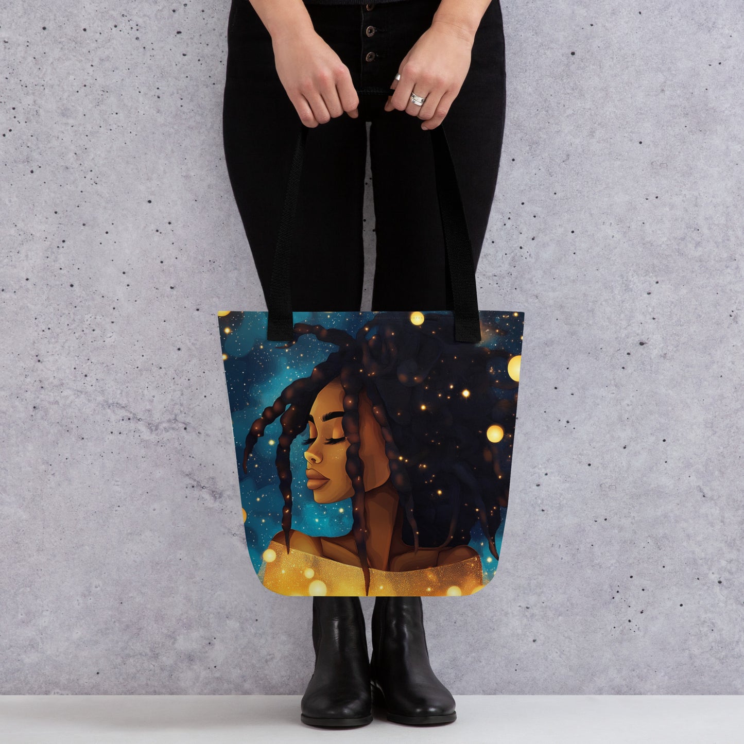 Mahogany Celestial Goddess - Tote Bag Mahogany Celestial Goddess - Tote Bag Wishstoria