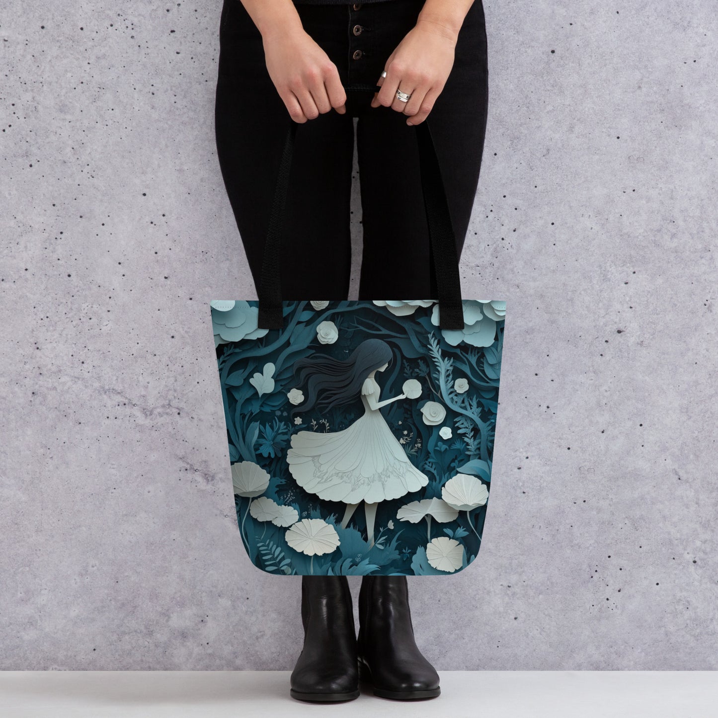 White and Blue Forest - Tote Bag White and Blue Forest - Tote Bag Wishstoria