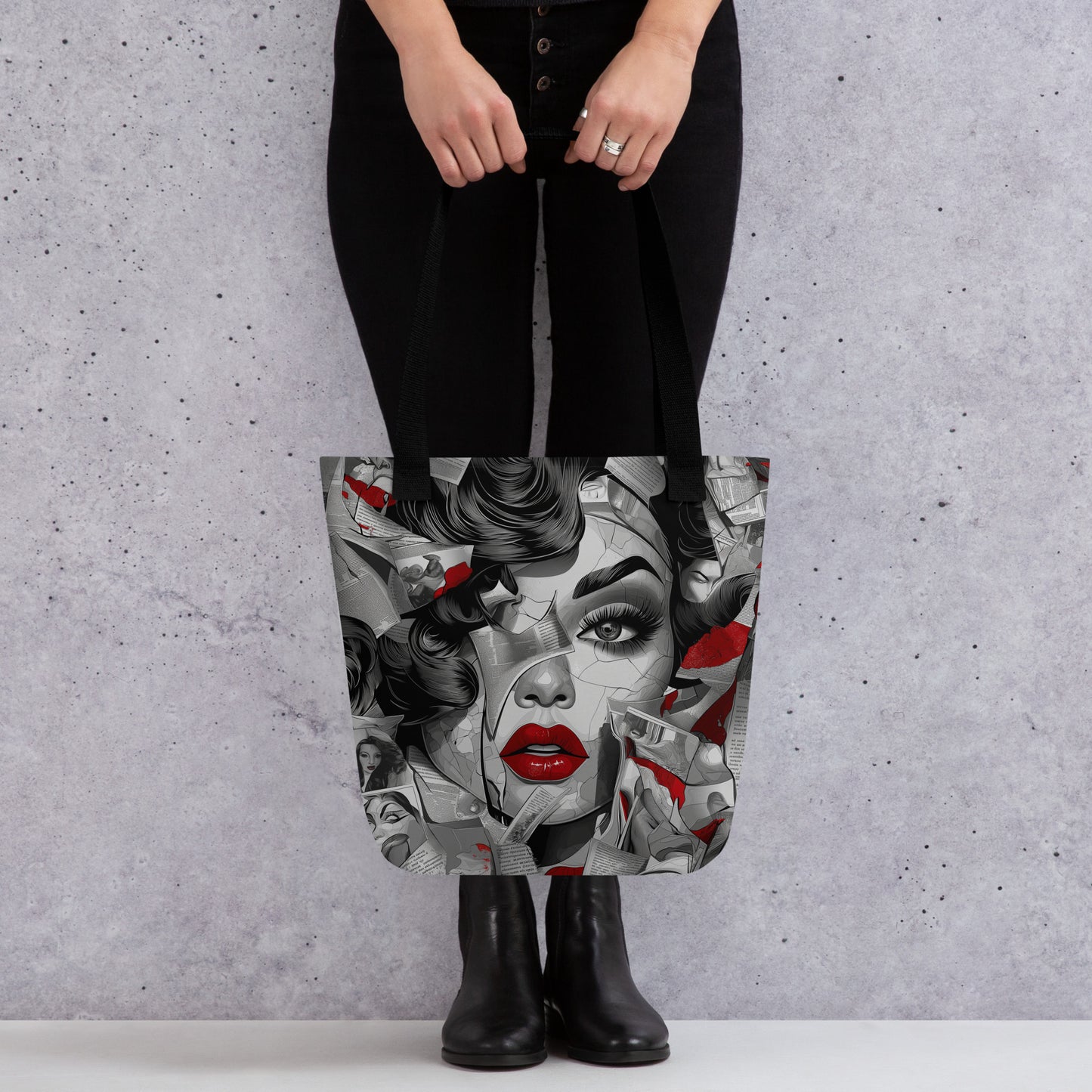 Monochrome Elegance #2 - Tote Bag Monochrome Elegance #2 - Tote Bag Wishstoria