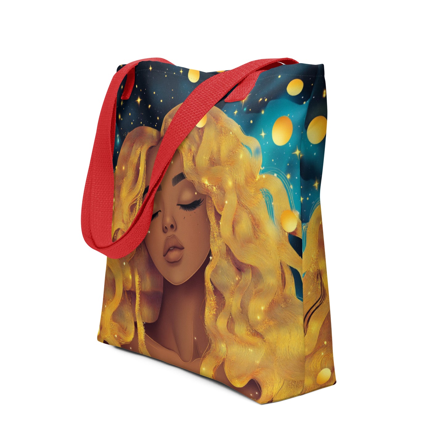 Yellow Celestial Goddess - Tote Bag Yellow Celestial Goddess - Tote Bag Wishstoria