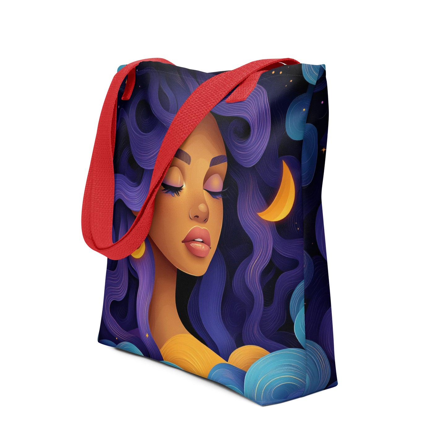 Violet Celestial Goddess - Tote Bag Violet Celestial Goddess - Tote Bag Wishstoria