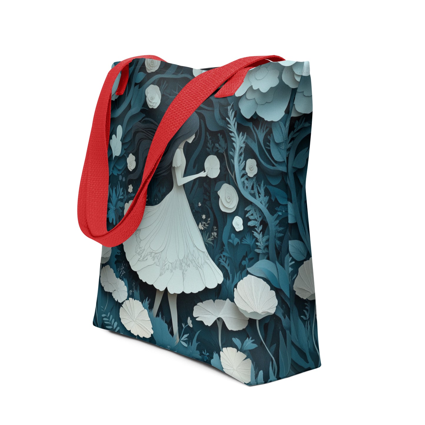 White and Blue Forest - Tote Bag White and Blue Forest - Tote Bag Wishstoria