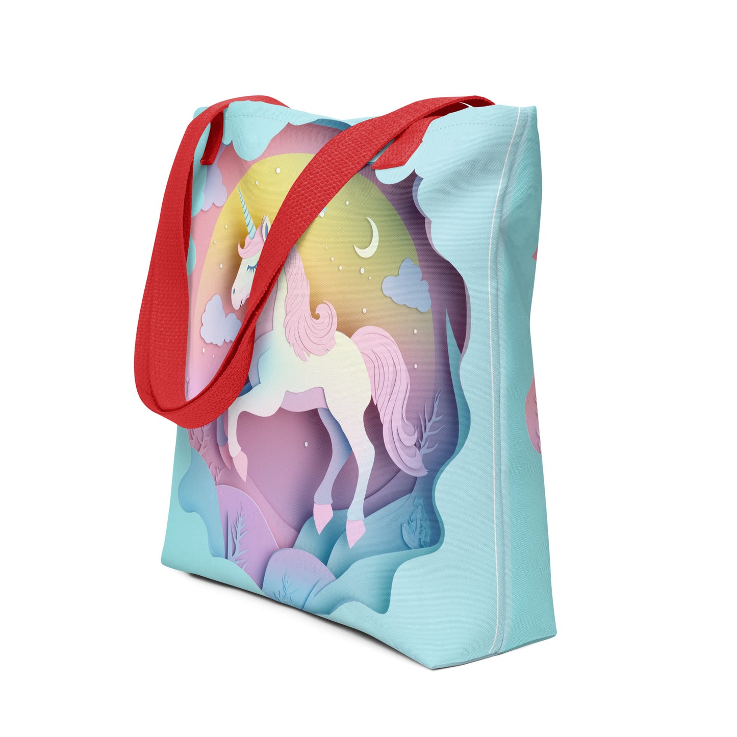 Tote Bag - Whimsical Unicorn Tote Bag - Whimsical Unicorn Wishstoria