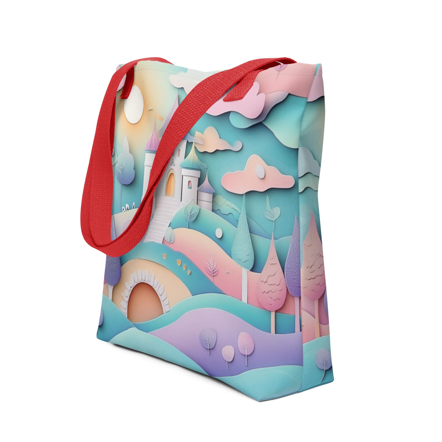 Pastel Castle - Tote Bag Pastel Castle - Tote Bag Wishstoria