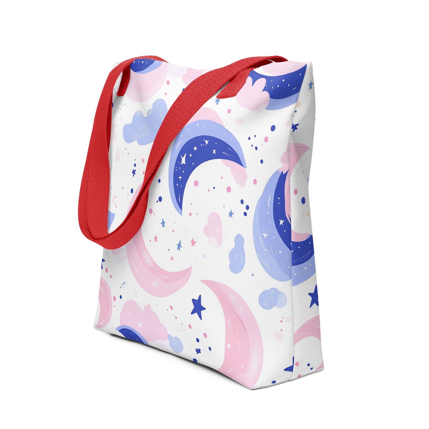 Moons and Stars Doodles - Tote Bag Moons and Stars Doodles - Tote Bag Wishstoria