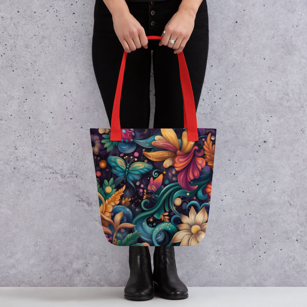 Enchanted Flora - Tote Bag Enchanted Flora - Tote Bag Wishstoria