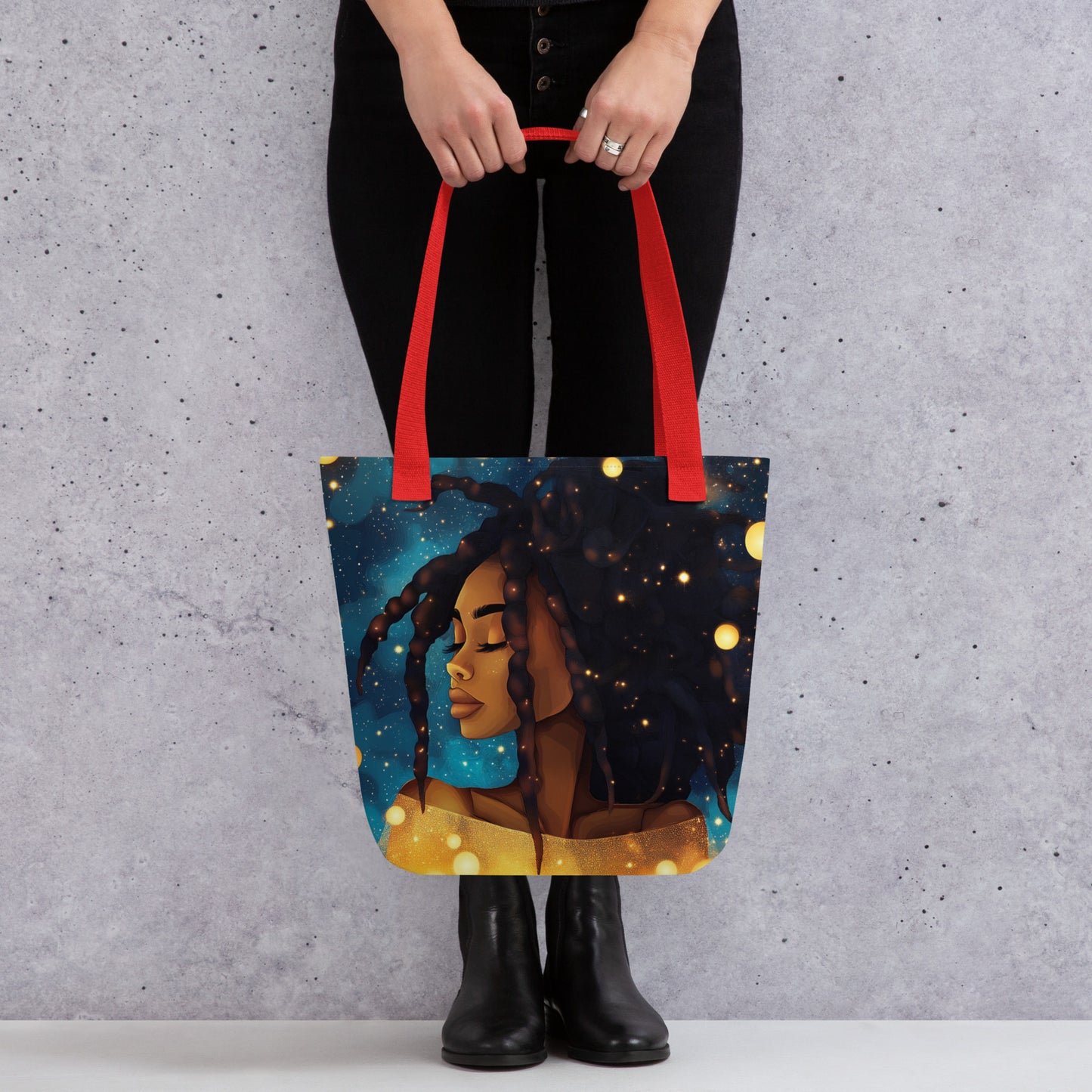 Mahogany Celestial Goddess - Tote Bag Mahogany Celestial Goddess - Tote Bag Wishstoria