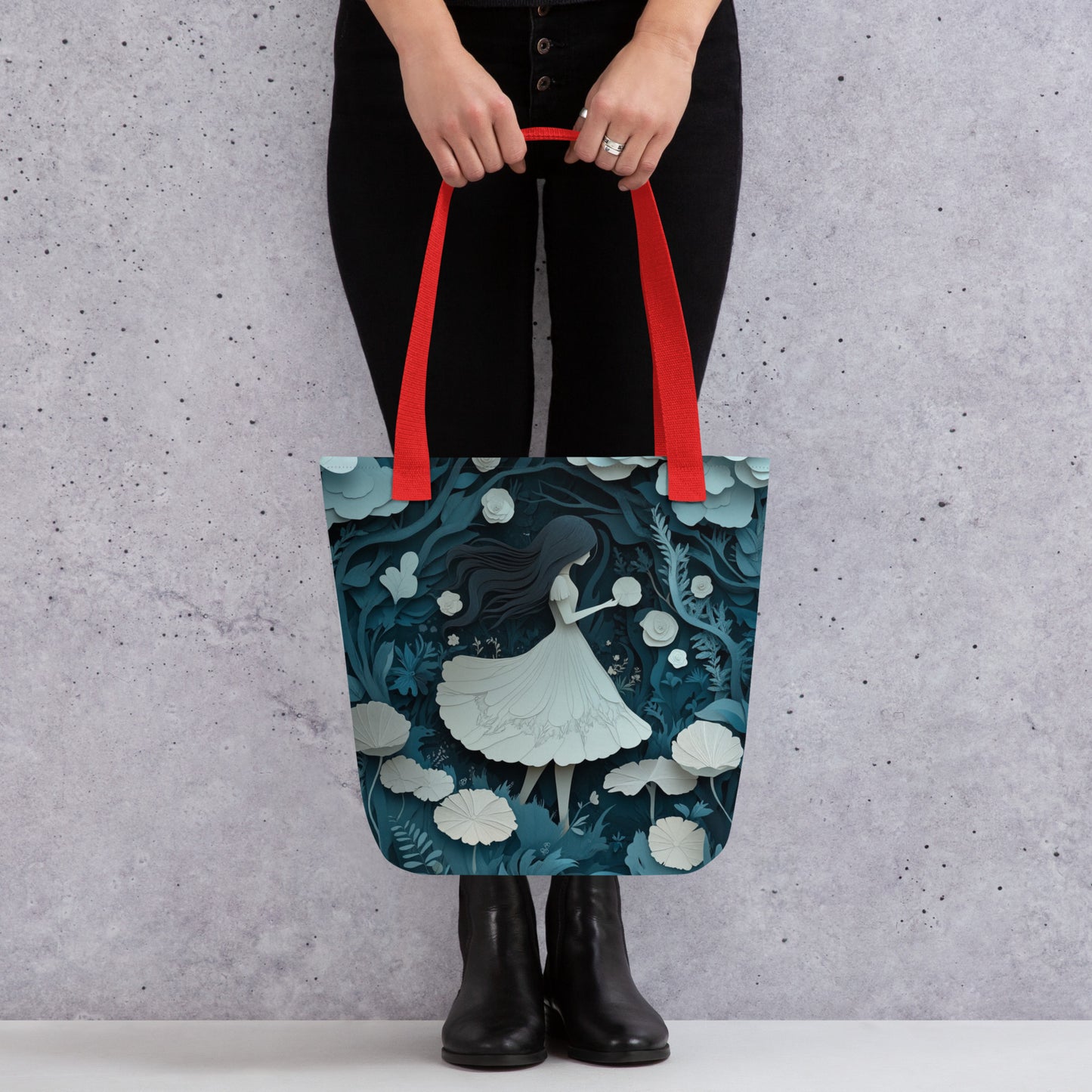 White and Blue Forest - Tote Bag White and Blue Forest - Tote Bag Wishstoria