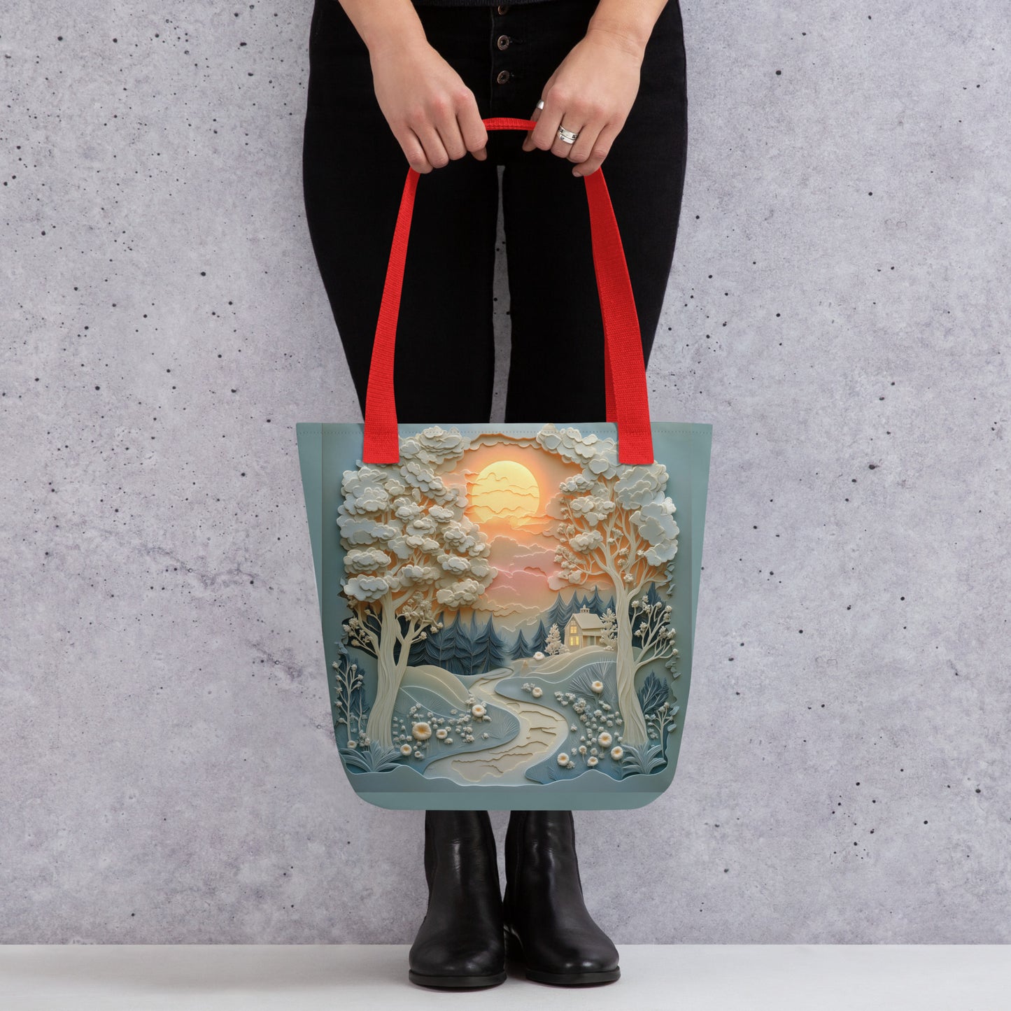 Glowing Landscape - Tote Bag Glowing Landscape - Tote Bag Wishstoria
