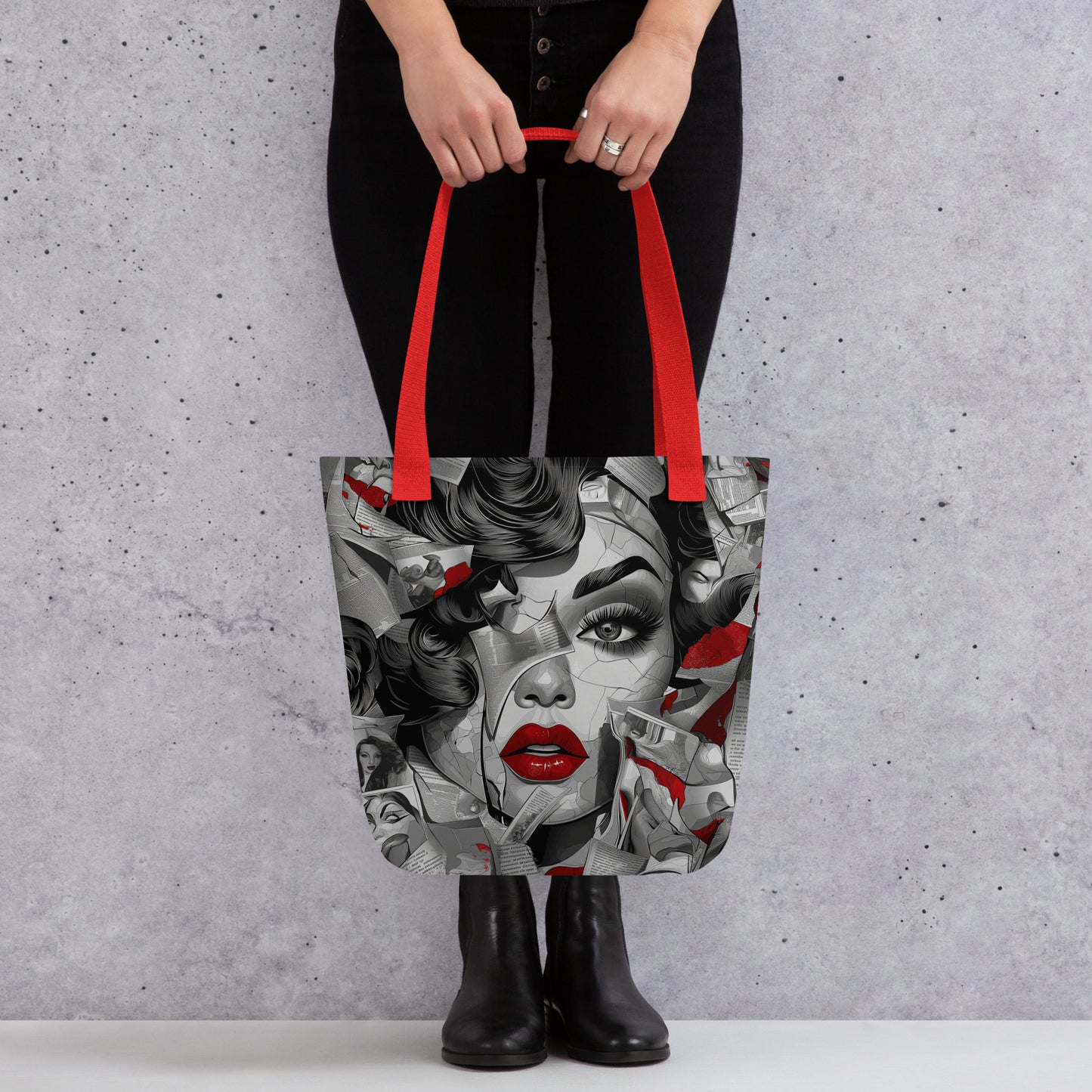 Monochrome Elegance #2 - Tote Bag Monochrome Elegance #2 - Tote Bag Wishstoria