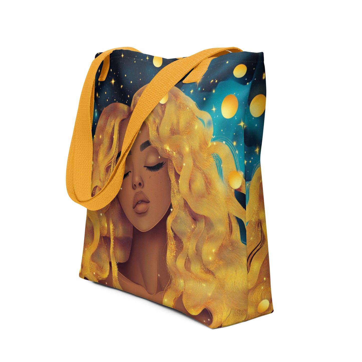 Yellow Celestial Goddess - Tote Bag Yellow Celestial Goddess - Tote Bag Wishstoria