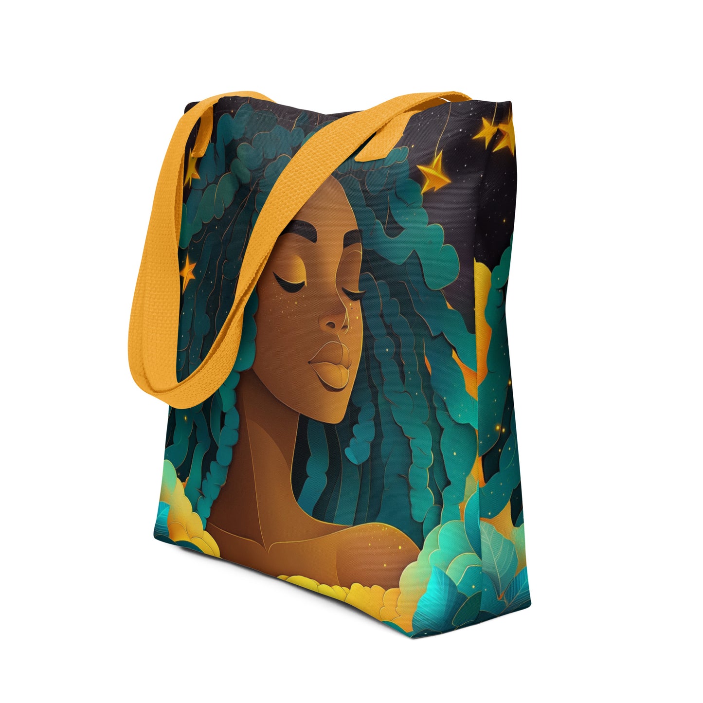 Turquoise Celestial Goddess - Tote Bag Turquoise Celestial Goddess - Tote Bag Wishstoria