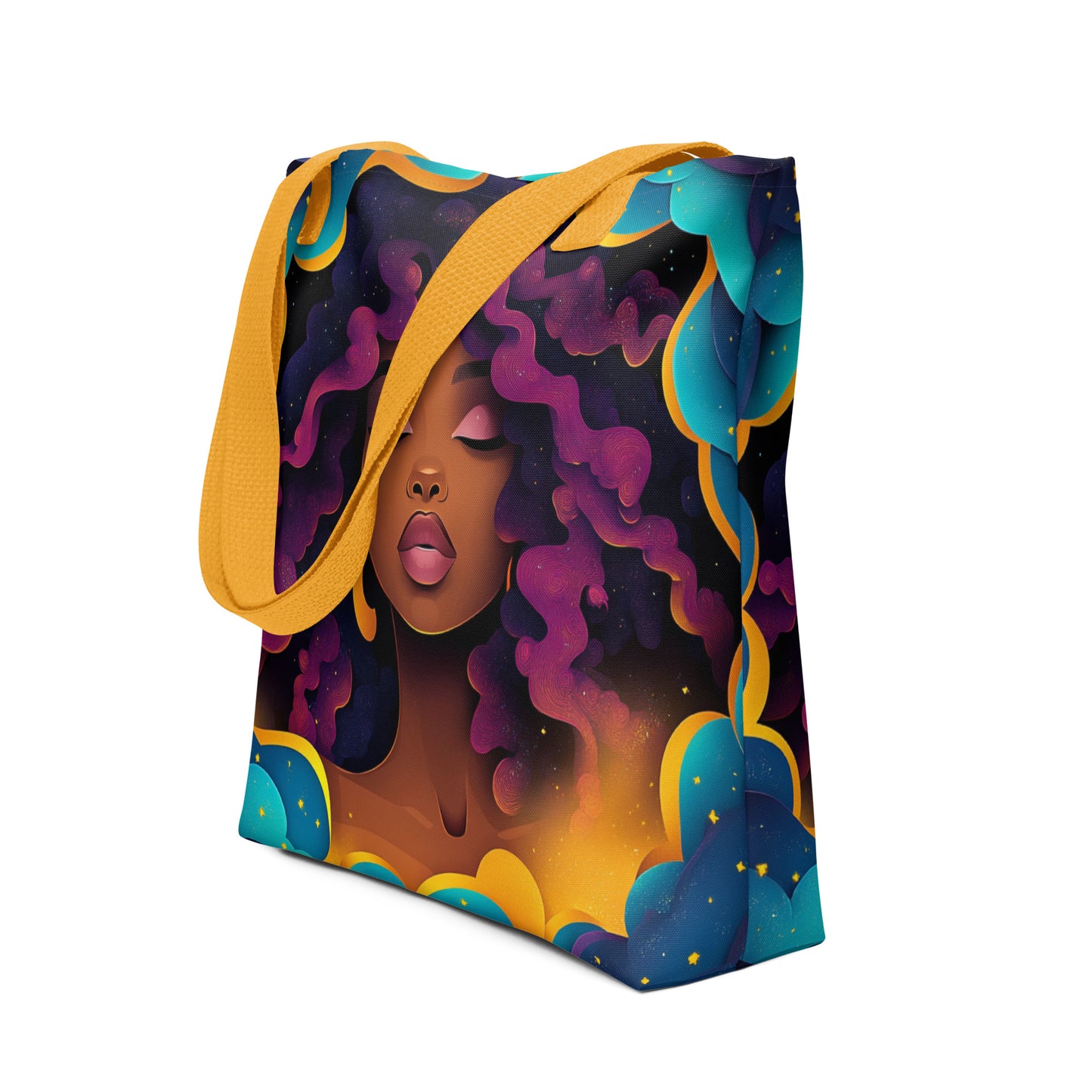Magenta Celestial Goddess - Tote Bag Magenta Celestial Goddess - Tote Bag Wishstoria