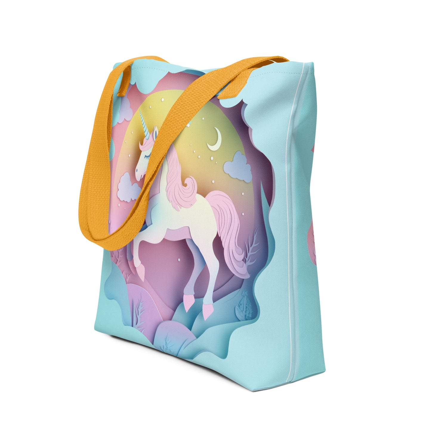 Tote Bag - Whimsical Unicorn Tote Bag - Whimsical Unicorn Wishstoria