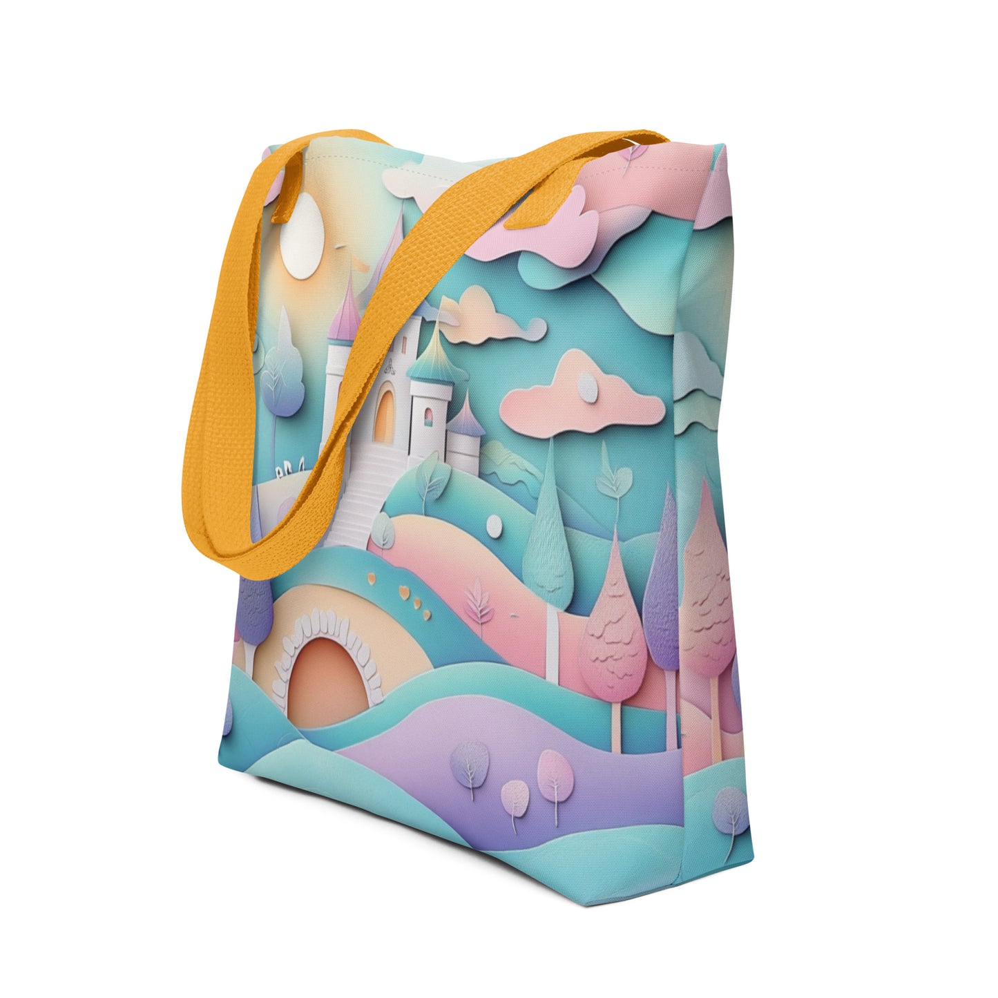 Pastel Castle - Tote Bag Pastel Castle - Tote Bag Wishstoria