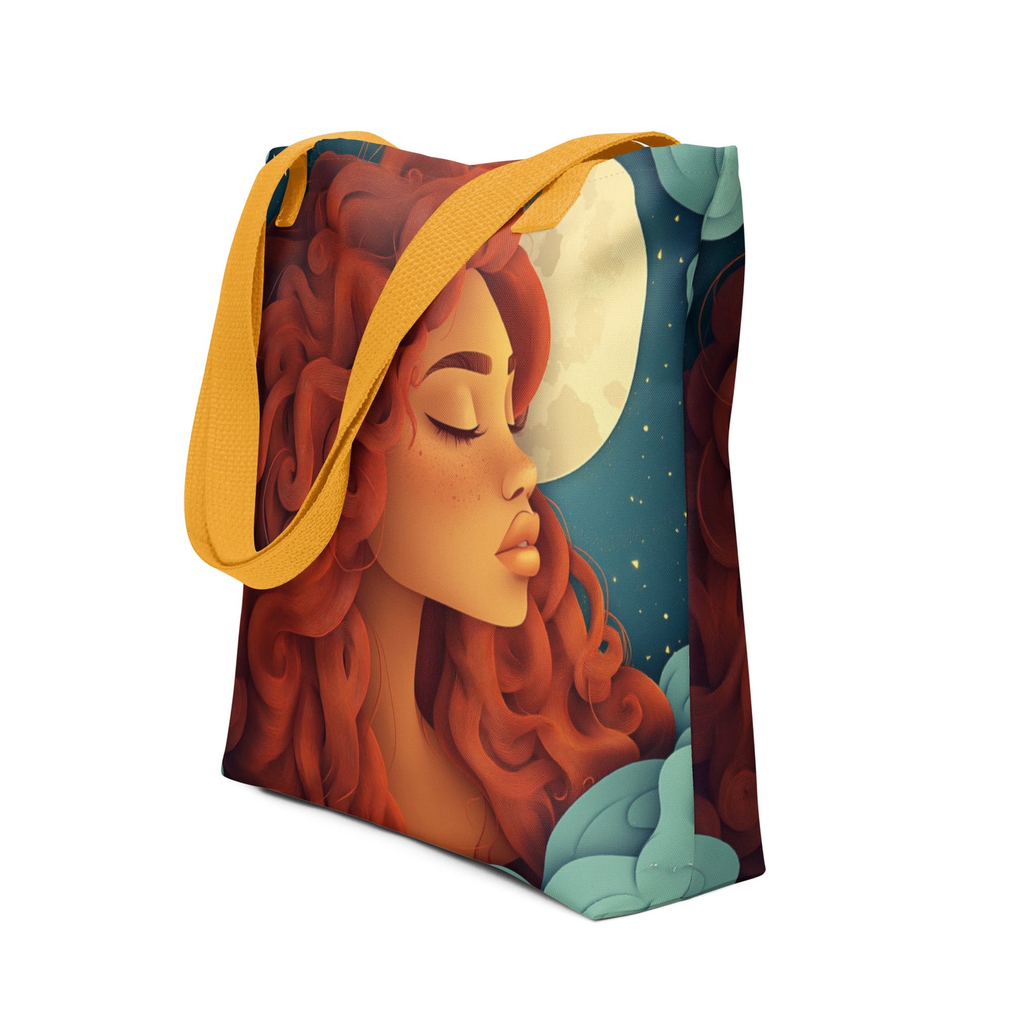 Tote Bag - Celestial Goddess (red) Tote Bag - Celestial Goddess (red) Wishstoria