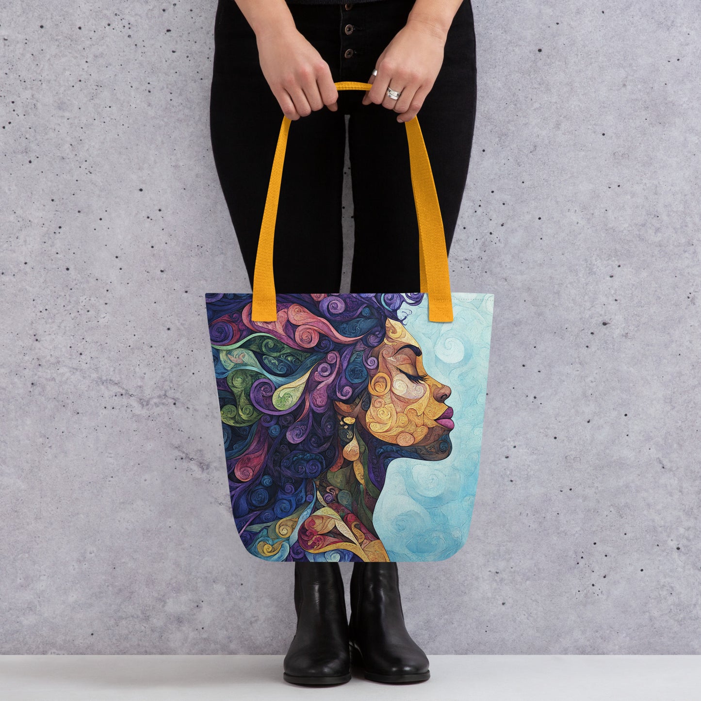 Vibrant Colors Woman - Tote bag Vibrant Colors Woman - Tote bag Wishstoria