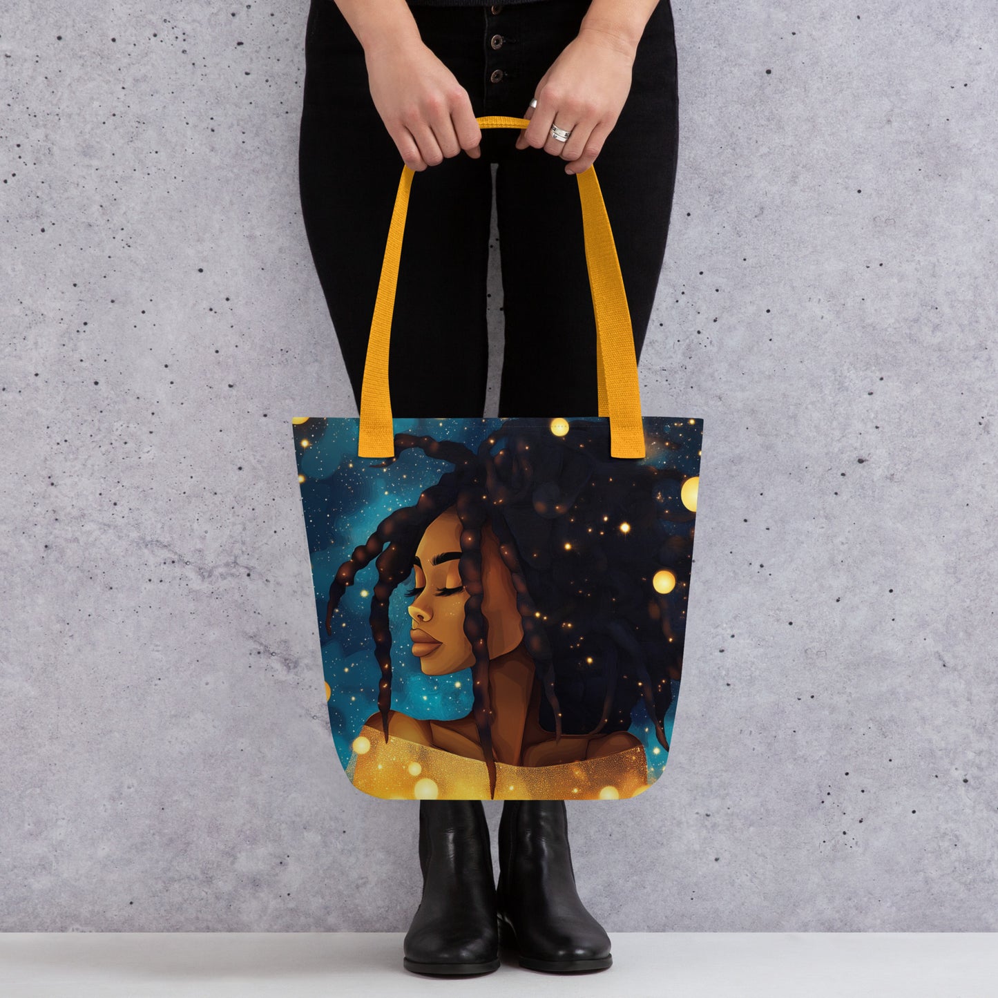 Mahogany Celestial Goddess - Tote Bag Mahogany Celestial Goddess - Tote Bag Wishstoria