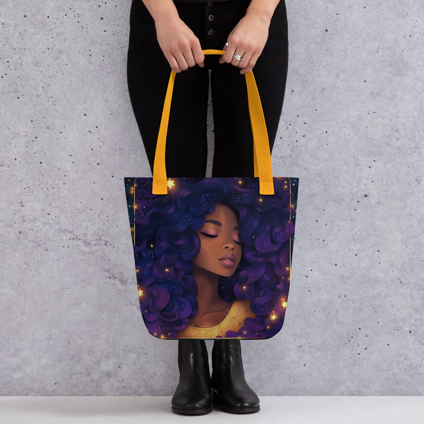 Purple Celestial Goddess - Tote Bag Purple Celestial Goddess - Tote Bag Wishstoria