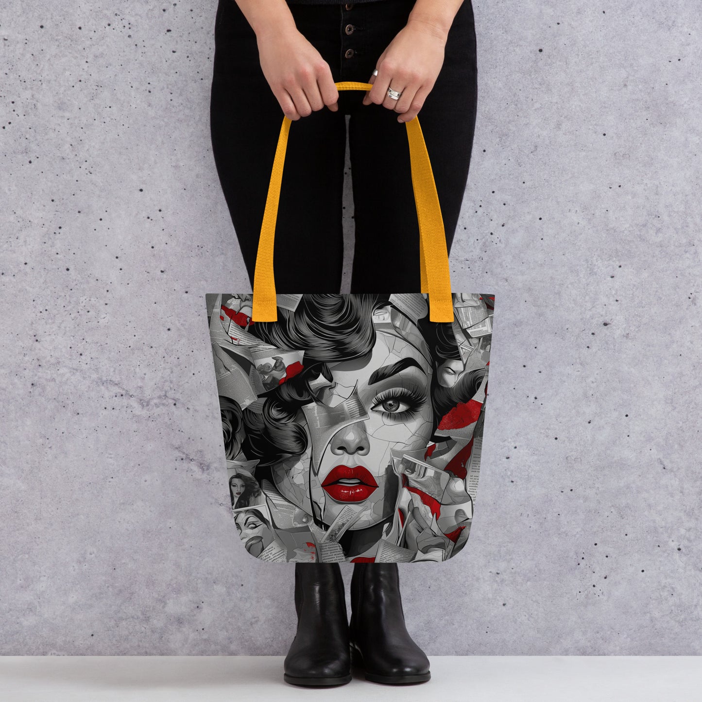 Monochrome Elegance #2 - Tote Bag Monochrome Elegance #2 - Tote Bag Wishstoria