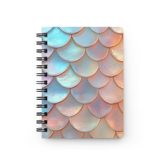 Spiral Lined Notebook - Mermaid's tail   Spiral Lined Notebook - Mermaid's tail Wishstoria