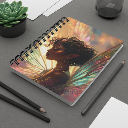 Spiral Bound Journal - Sunkissed Fairy   Spiral Bound Journal - Sunkissed Fairy Wishstoria