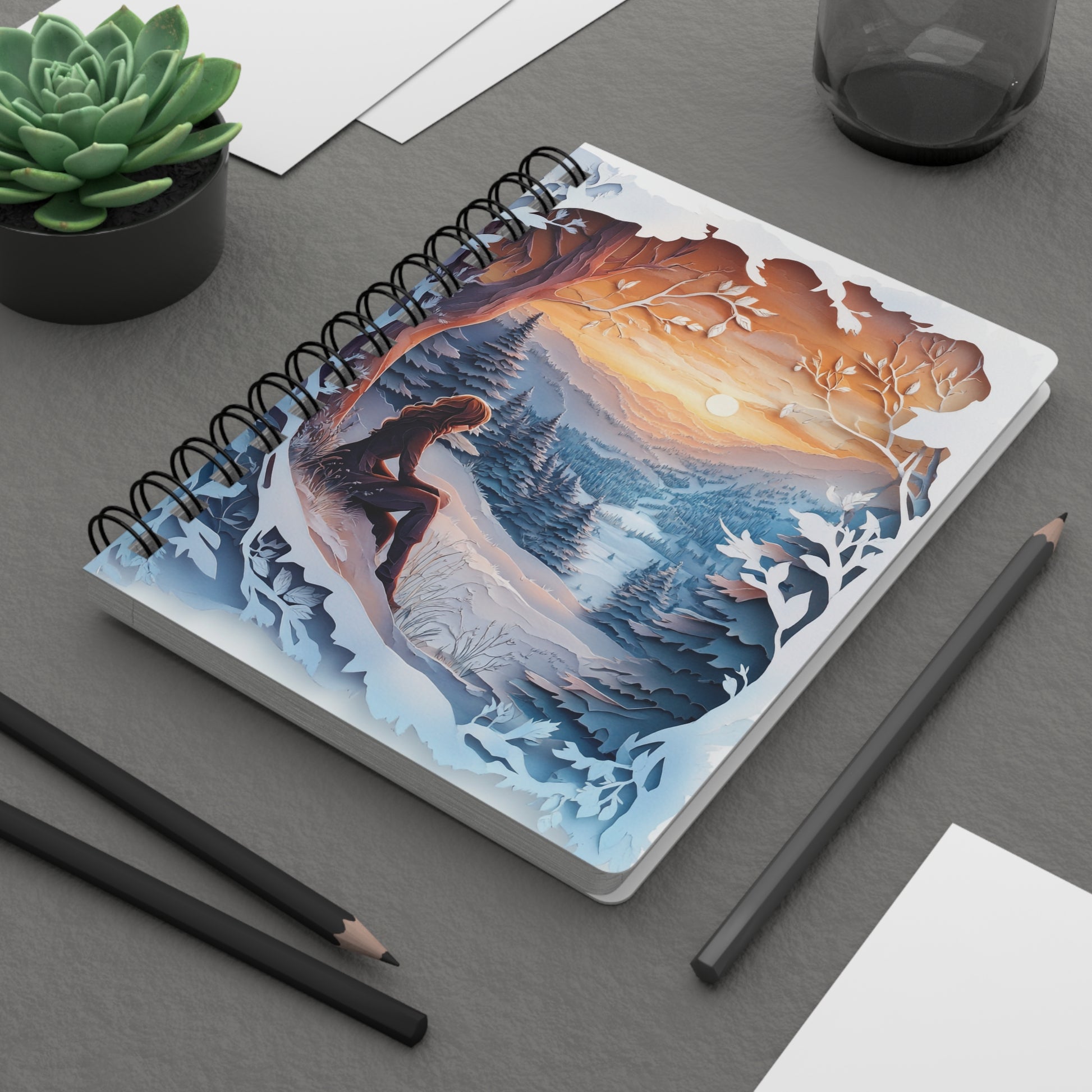 Spiral Bound Journal   Spiral Bound Journal Wishstoria