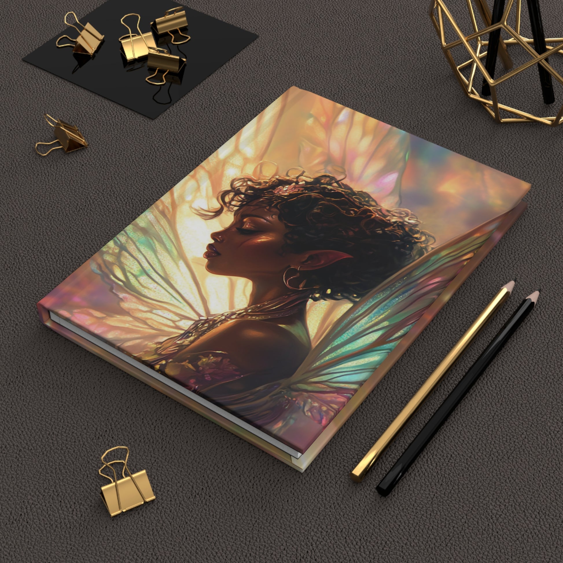 Sun-kissed Fairy - Standard Hardcover Journal   Sun-kissed Fairy - Standard Hardcover Journal Wishstoria
