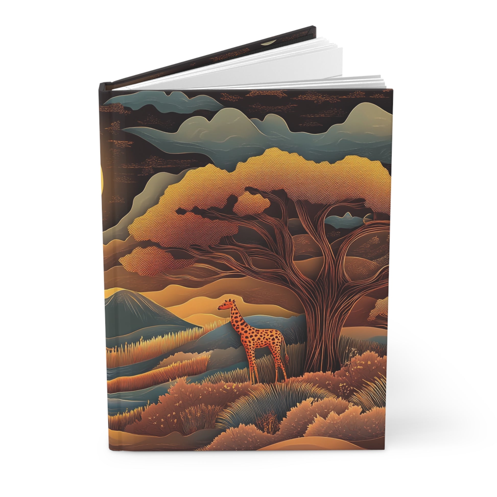 Sunset African Landscape - Standard Hardcover Journal   Sunset African Landscape - Standard Hardcover Journal Wishstoria