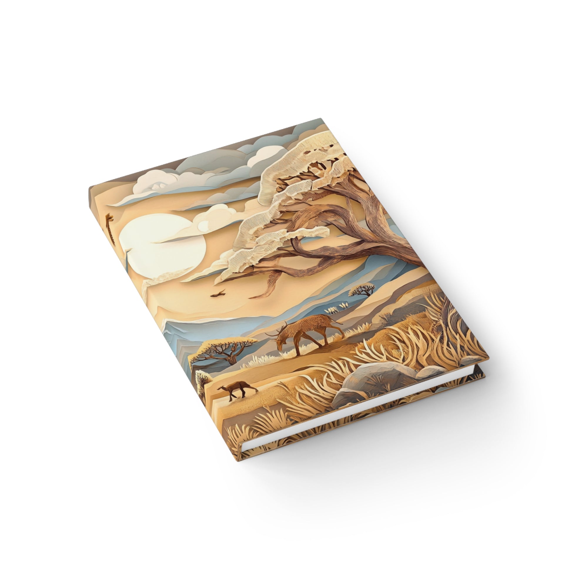Morning African Landscape - Mini Hardcover Journal   Morning African Landscape - Mini Hardcover Journal Wishstoria