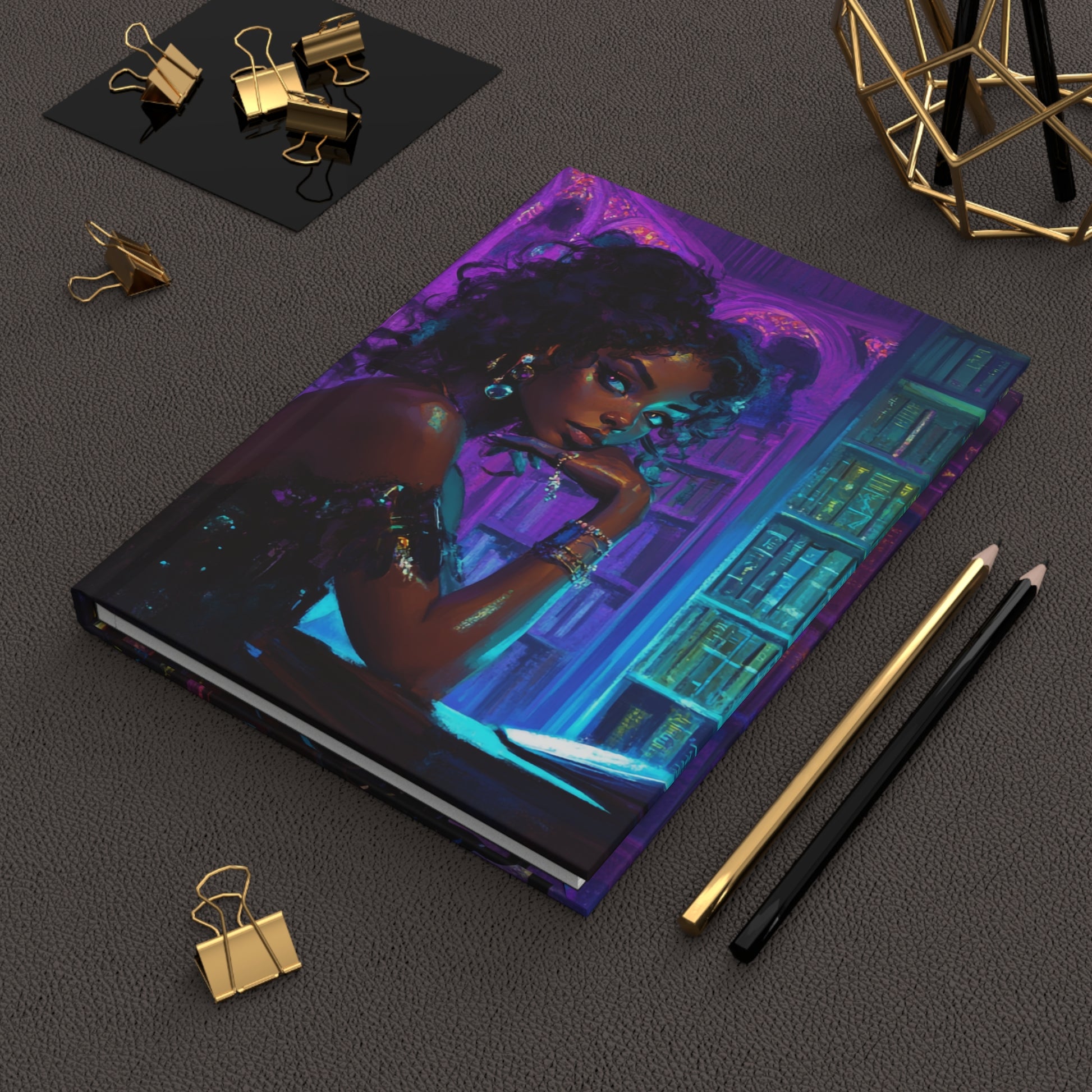 Enchanted Library - Standard Hardcover Journal   Enchanted Library - Standard Hardcover Journal Wishstoria