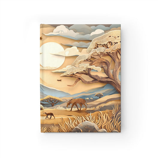 Morning African Landscape - Mini Hardcover Journal   Morning African Landscape - Mini Hardcover Journal Wishstoria